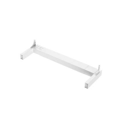 MY single desk  cable tray