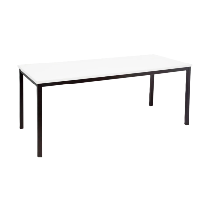Rectangle Table with Steel Frame